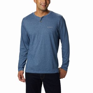 Columbia Thistletown Park™ Henley Herr MörkBlå (VBZQC2891)